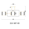 Люстра на штанге Velante  215-507-03 