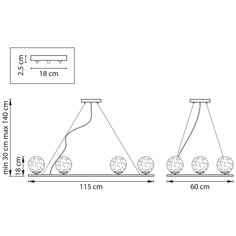 Подвесная люстра Lightstar Bari 815263 