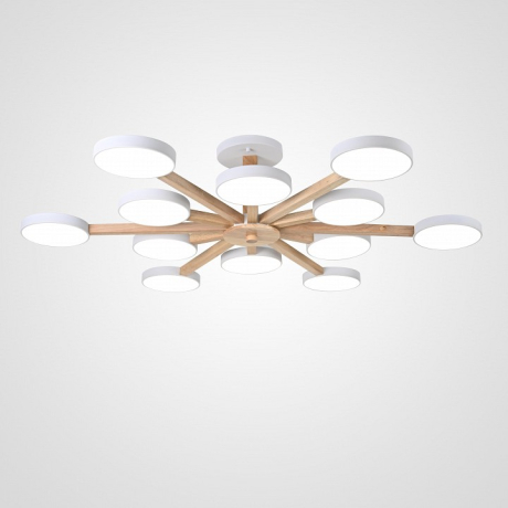 Люстра на штанге Imperiumloft TURNA White TURNA-B01