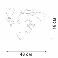 НЕ ПУБЛИКОВАТЬ!!! ЗАПРЕЩЕНЫ ПРОДАЖИ! Потолочная люстра Vitaluce V1541/3P