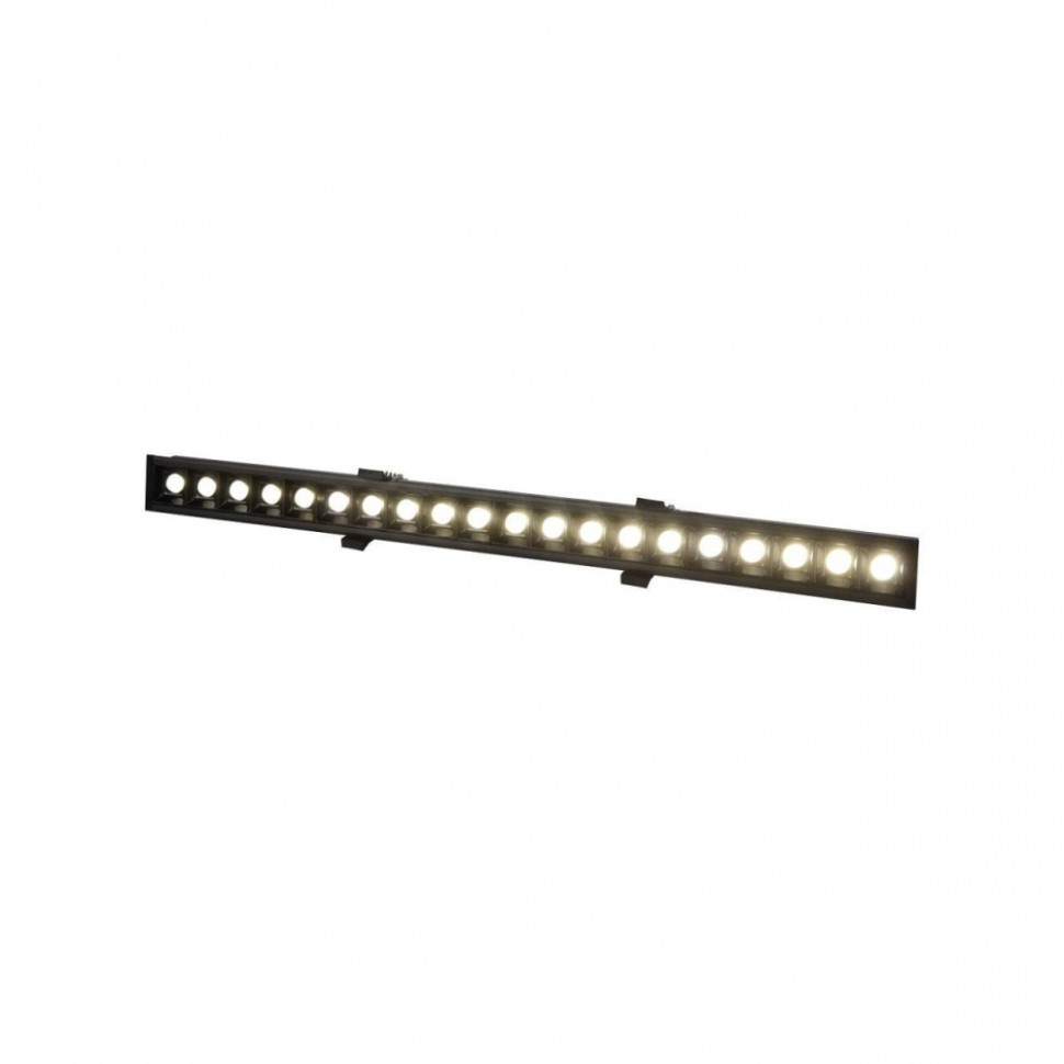 Встраиваемый линейный светильник Favourite Roshni 3083-10C, цвет черный