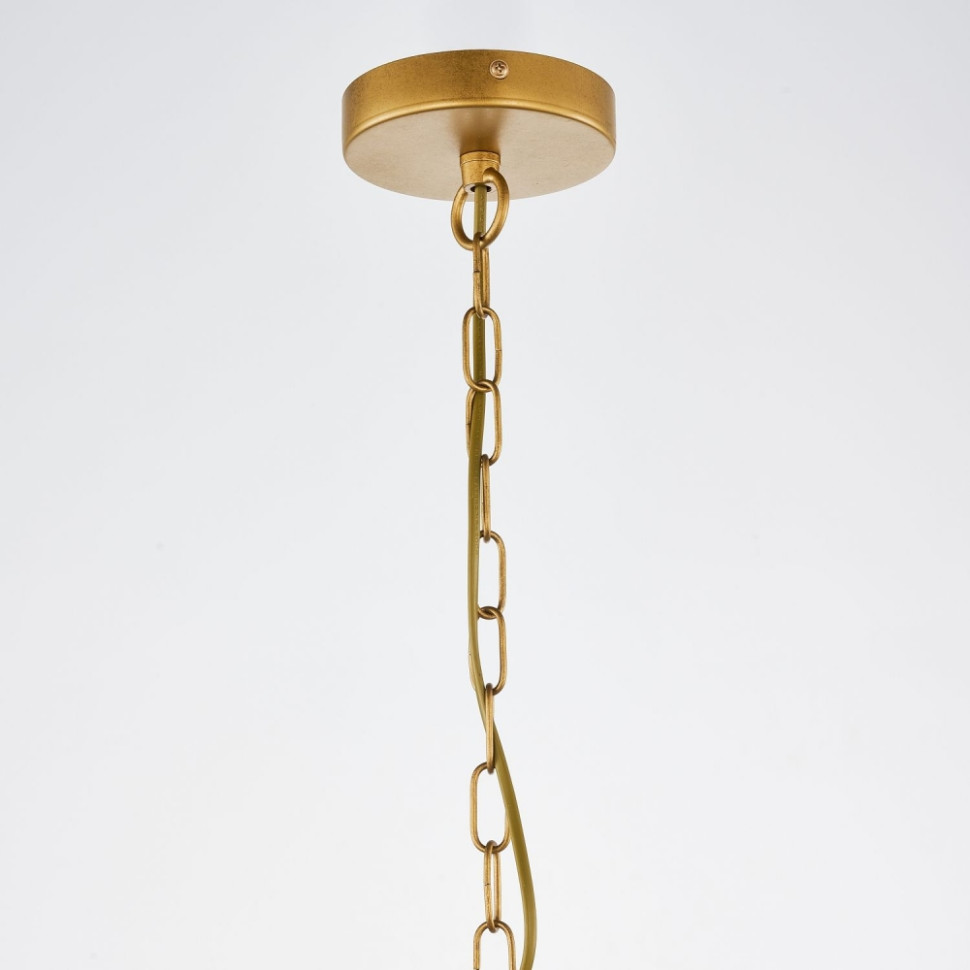 Люстра с лампочками, подвесная, комплект от Lustrof. №385077-617142, цвет античное золото - фото 4