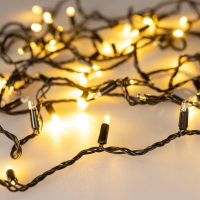 10м. Уличная гирлянда нить теплый свет Ardecoled 230V ARD-String-Classic-1000-Black-100Led-Pulse Warm (31649)