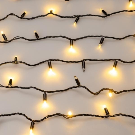 10м. Уличная гирлянда нить теплый свет Ardecoled 230V ARD-String--1000-Black-100Led-Pulse Warm (424051)