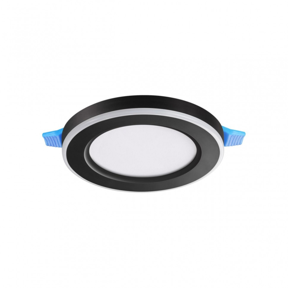 Встраиваемый трёхрежимный светильник Novotech Span 359013, цвет черный - фото 1