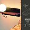 Настенный светильник с выключателем, USB портом и полкой Ambrella light Wallers FW521 