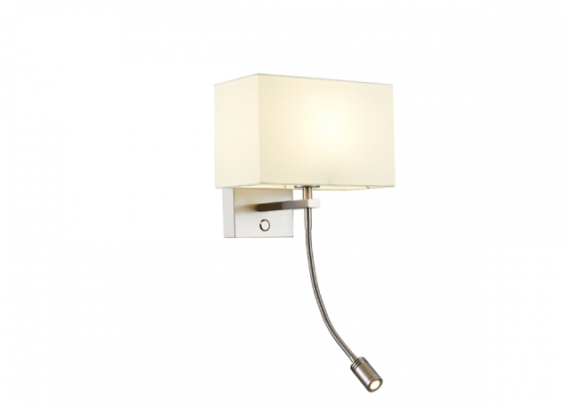 Бра с гибким рожком с LED подсветкой Donolux Prague W111048.2 SBB 