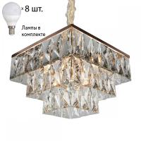 Люстра подвесная с лампочками Omnilux OML-72603-08+Lamps