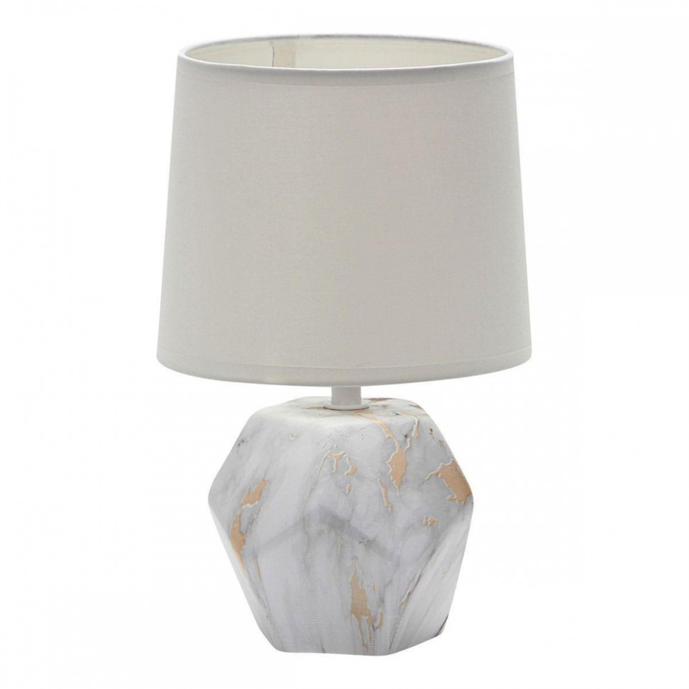 Настольная лампа Escada 10163/T E14*40W White/Gold marble MARBLE, цвет белый мрамор 10163/T Gold - фото 1