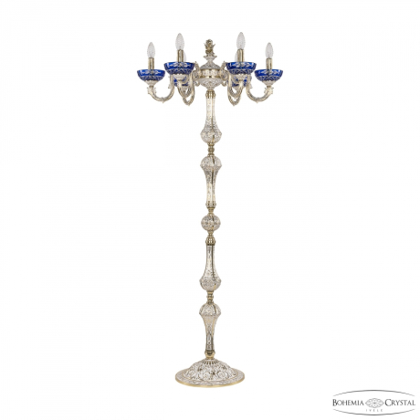 Торшер Bohemia Ivele Crystal 71003T/6/175 GW P Clear-Blue/H-1J FA3M 