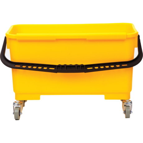 Ведро-тележка на колесах для уборки 24 л, отжим для окномоек и PVA швабр, LAIMA PROF, 606662 (606662)