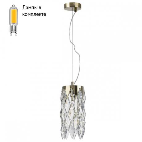 Светильник подвесной с Led лампочками в комплекте Lightstar 722033+Lamps 