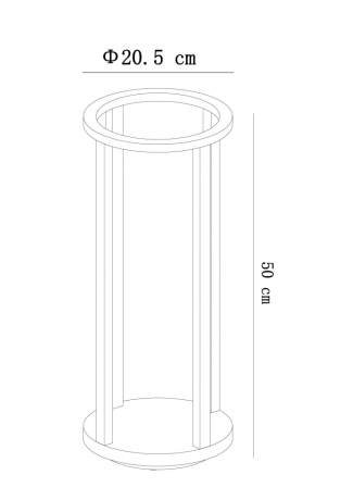 Наземный низкий светильник Arte Lamp Hassaleh A3370PA-1BK