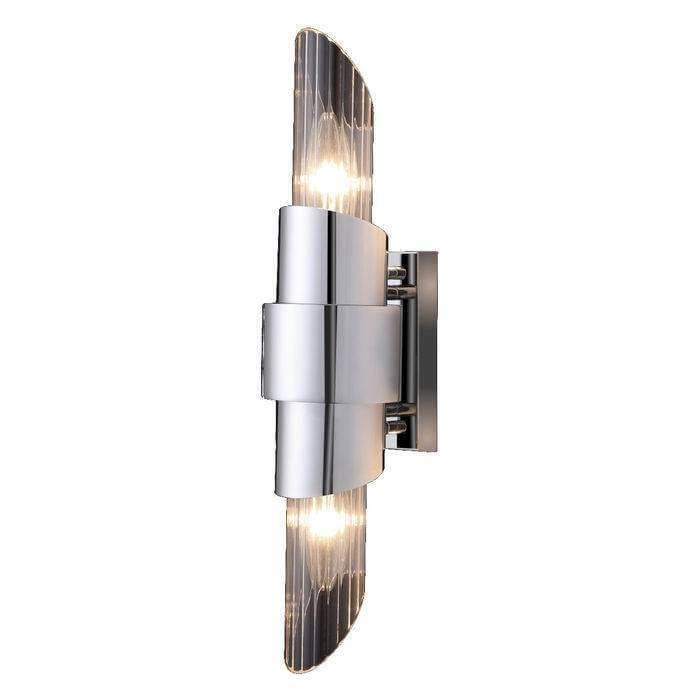  Crystal Lux   Justo AP2 Chrome+Lamps E14 