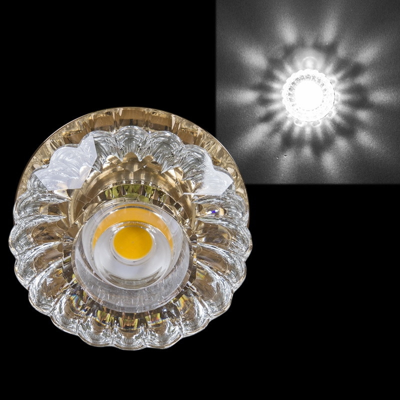 Встраиваемый светильник Reluce 09097-9.0-001T LED COB10W GD (1383939), цвет золото - фото 1