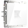 Телефонная розетка  RJ-11 (белая) Werkel 90566