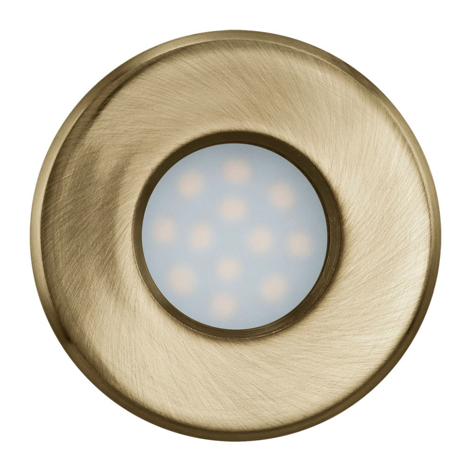 Встраиваемый светодиодный светильник Eglo Igoa 93217, цвет бронза - фото 1