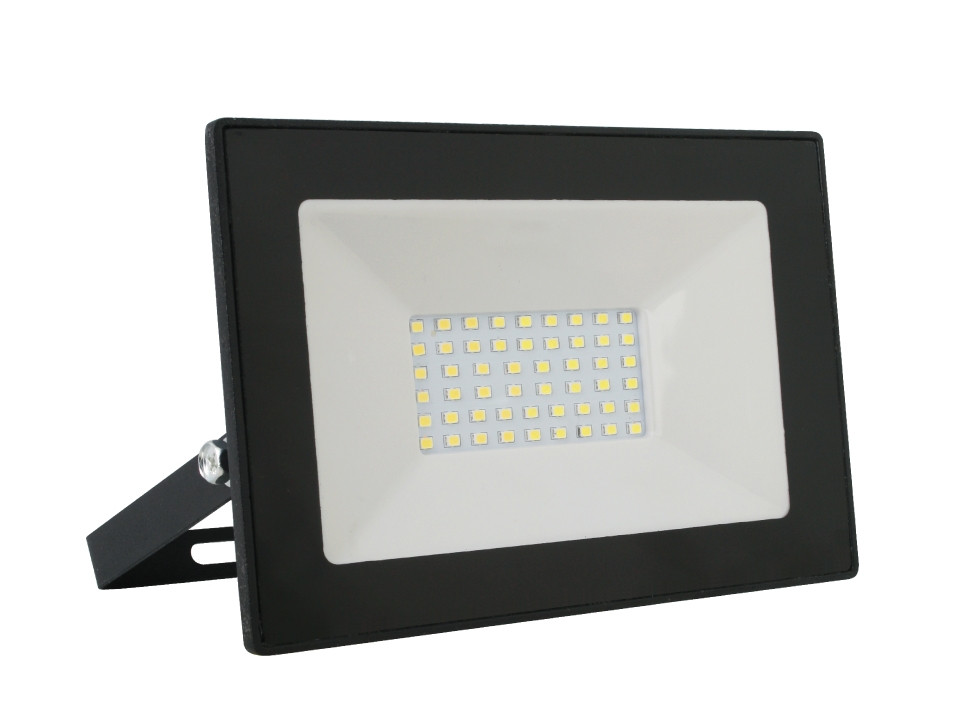 Светодиодный прожектор Ultraflash LFL-1001 C02 6500К, цвет черный - фото 1