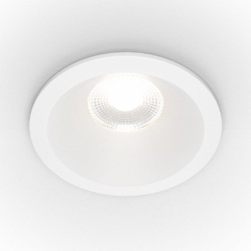Встраиваемый светодиодный светильник Maytoni Technical Zoom Dim Triac DL034-L12W3K-D-W, цвет белый - фото 1