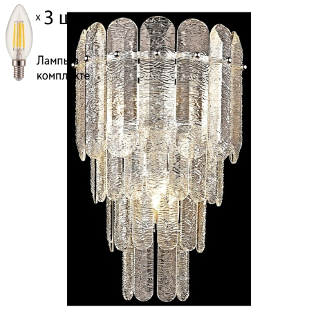 Бра с лампочками Wertmark WE129.03.101+Lamps 