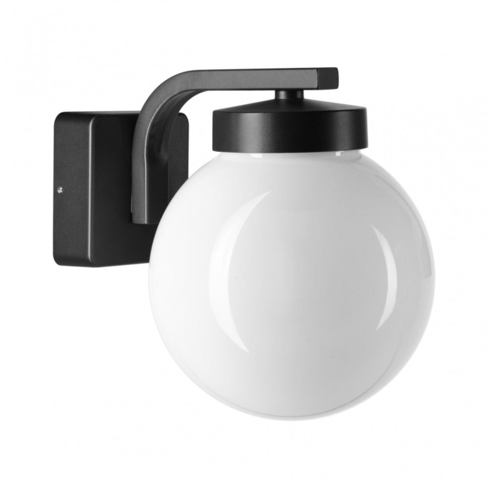 Настенный уличный светильник со светодиодной лампочкой E27, комплект от Lustrof. №619114-642454, цвет черный