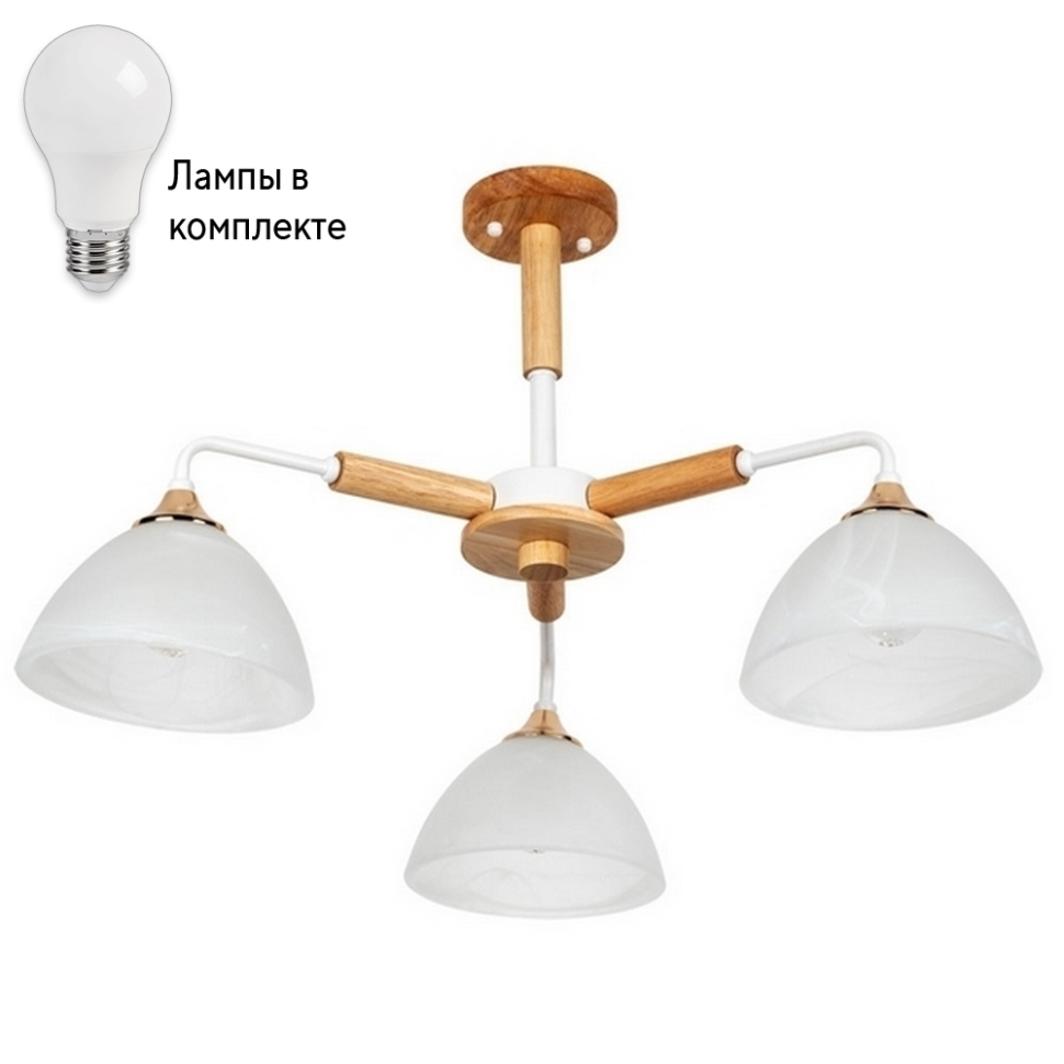 Люстра на штанге с лампочками Arte lamp A5032PL-3BRLamps 6290₽