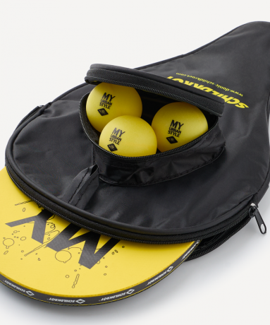 Нарушена упаковка!  <772247> Набор для настольного тенниса My Urban Style, 1 ракетка, 4 мяча, чехол Donic ЦБ-00004523