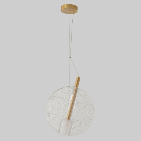 Светильник подвесной Crystal Lux FROZEN SP1 BRASS 