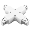 Соединитель с токопроводом X-образный для треков Lightstar Barra 504146