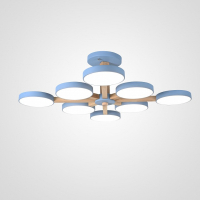 Люстра на штанге Imperiumloft TURNA Blue TURNA-B01