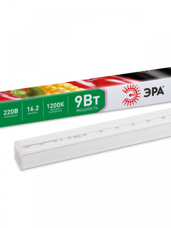 Светильник для растений, фитолампа светодиодная линейная ЭРА FITO-9W-Т5-N красно-синего спектра 9 Вт Т5 Б0045231