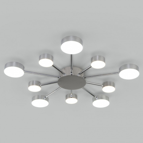 Потолочная люстра Eurosvet Nitrino 90242/10 хром 