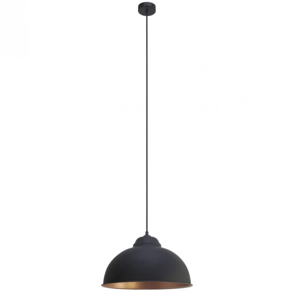 49247 Подвесной светильник Eglo Truro 1, цвет черный - фото 1