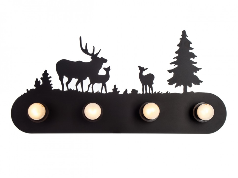 Настенный светильник Escada 590/4, цвет черный 590/4 - фото 1