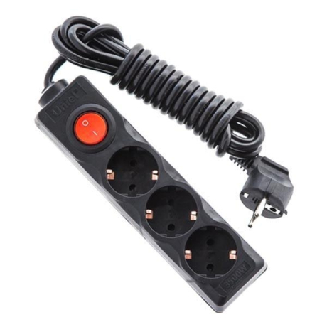 S-GCD3-3B Удлинитель 3гн х 3м с/з Uniel  (UL-00003608)