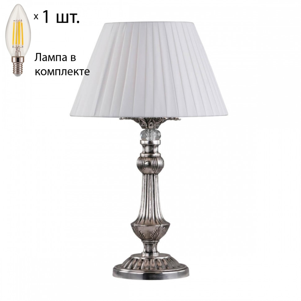 Настольная лампа с лампочкой Omnilux OML-75414-01+Lamps настольная лампа omnilux oml 82714 01