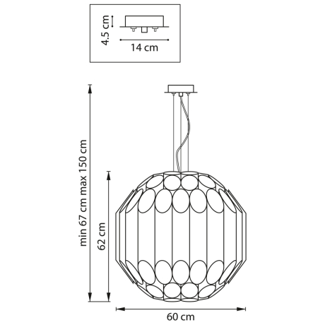 Подвесная люстра Lightstar Siena 720802 