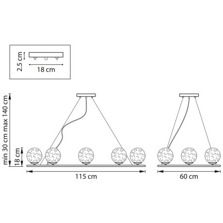 Подвесная люстра Lightstar Bari 815287 