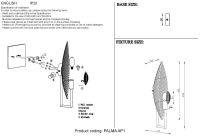 Бра с лампочкой CRYSTAL LUX Palma AP1 Bronze+Lamps