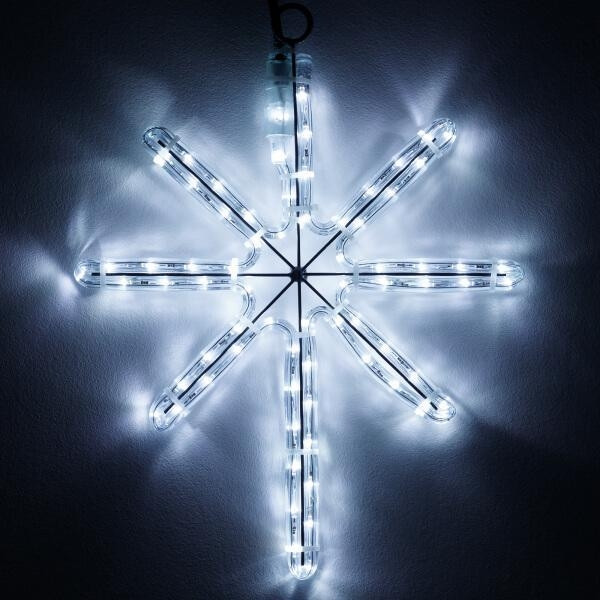 Светодиодная фигура Звездочка холодный свет Ardecoled ARD-Star-M2-380X250-36Led White (34247) фигура садовая светодиодная christmas олень h60 см свет теплый белый