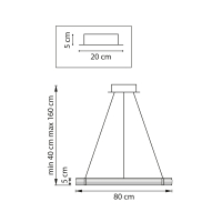 Подвесная люстра Rotonda Lightstar 736281