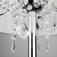 Торшер 2045/3F хром/белый Eurosvet Allata