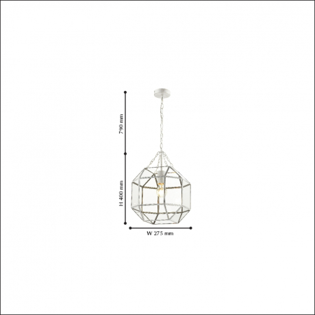 1948-1P Подвесной светильник Favourite Quadratum 