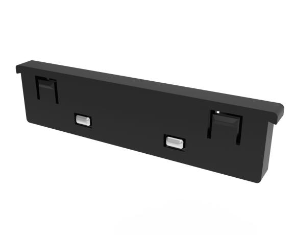 Соединитель питания для магнитного шинопровода линейный Crystal Lux CLT 0.206 03 BL 