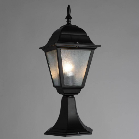 Наземный низкий светильник Arte Lamp Bremen A1014FN-1BK