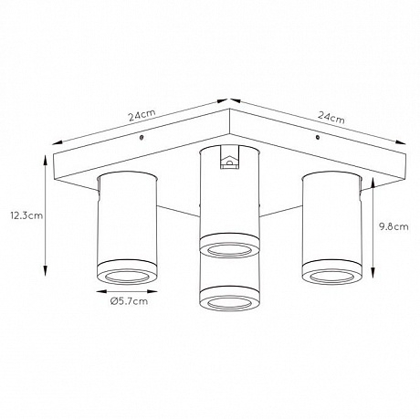 Спот Lucide Taylor 09930/20/30 