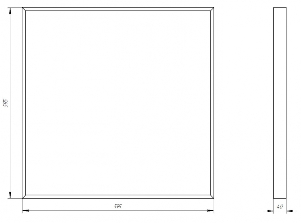 Светодиодная панель Эра -40K-032 (248008)