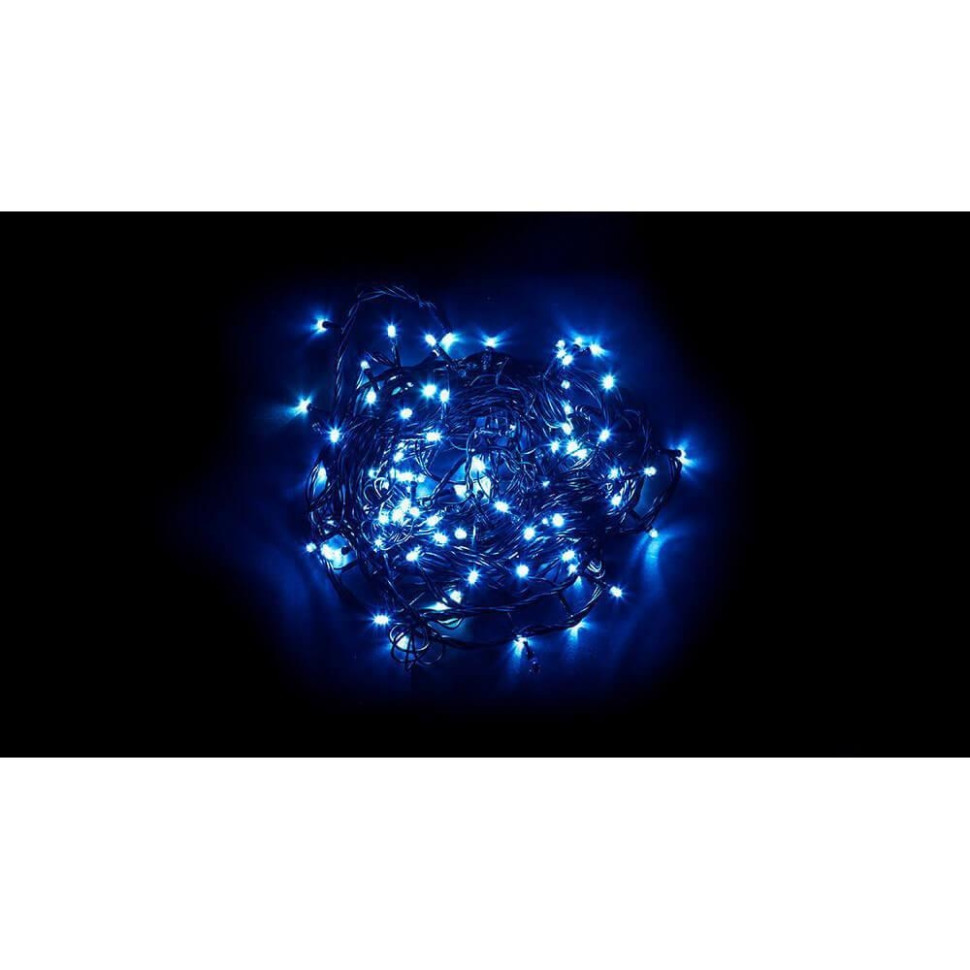 световая гирлянда новогодняя feron cl04 32299 6 м зеленый Светодиодная гирлянда Feron CL08 линейная 60м + 3м 230V синий c питанием от сети 32319