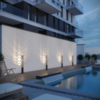 359540 STREET NT25 000 коричневый Светильник ландшафтный IP65 LED 9W 3000К 100-240V NETZ NOVOTECH