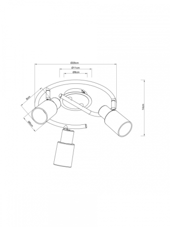 Спот с лампочками. Комплект от Lustrof. №35372-616688 